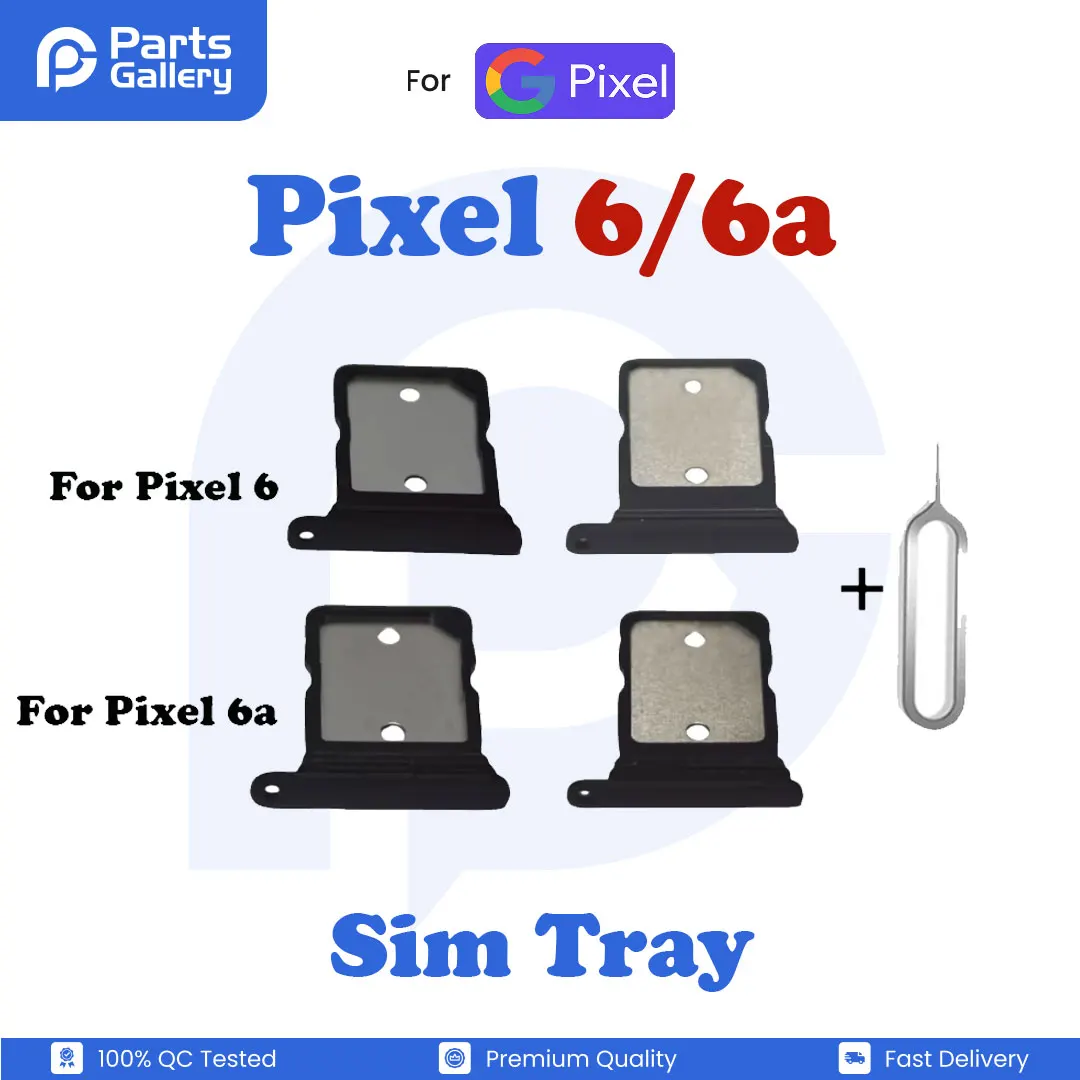 Google Pixel 6/6A Nano Sim Card Tray Holder Sim Adaptor With Free Sim Ejector Pin Replacement Parts Price in Bangladesh - Mobile.com.bd