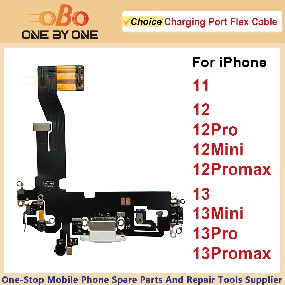 Charging Port Flex Cable for iPhone 11 12 13 Pro Max Mini Black White USB Charger - Price in Bangladesh