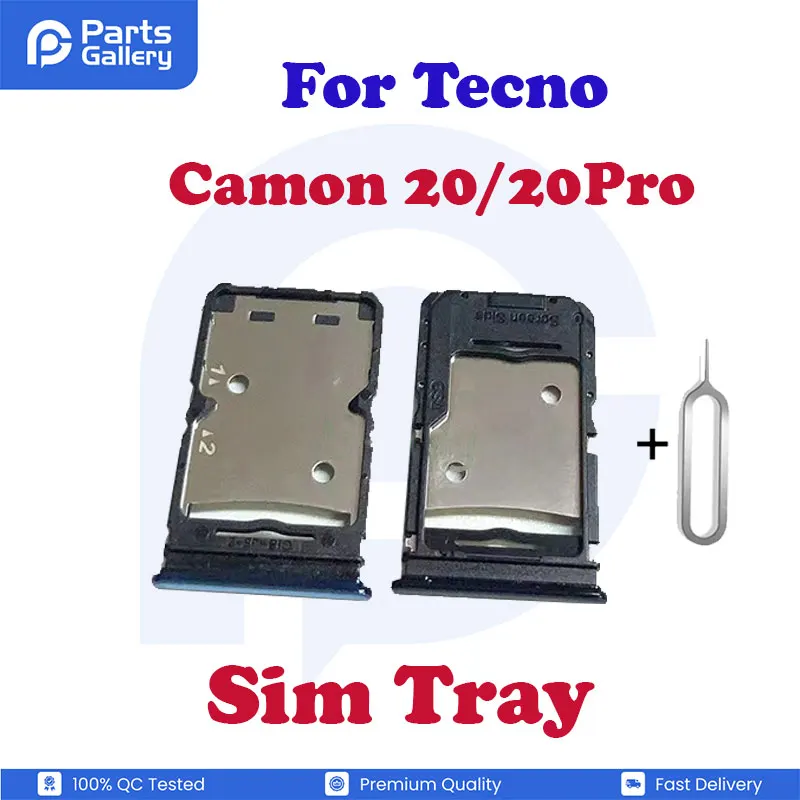 Tecno Camon 20/ Camon 20 Pro Nano Sim Card Tray Holder Sim Adaptor With Free Sim - Price in Bangladesh