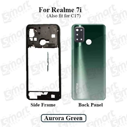 Realme 7i C17 RMX2103 Middle Bezel Back Panel Camera Glass Side Button Replacement Replacement Parts Price in Bangladesh - Mobile.com.bd