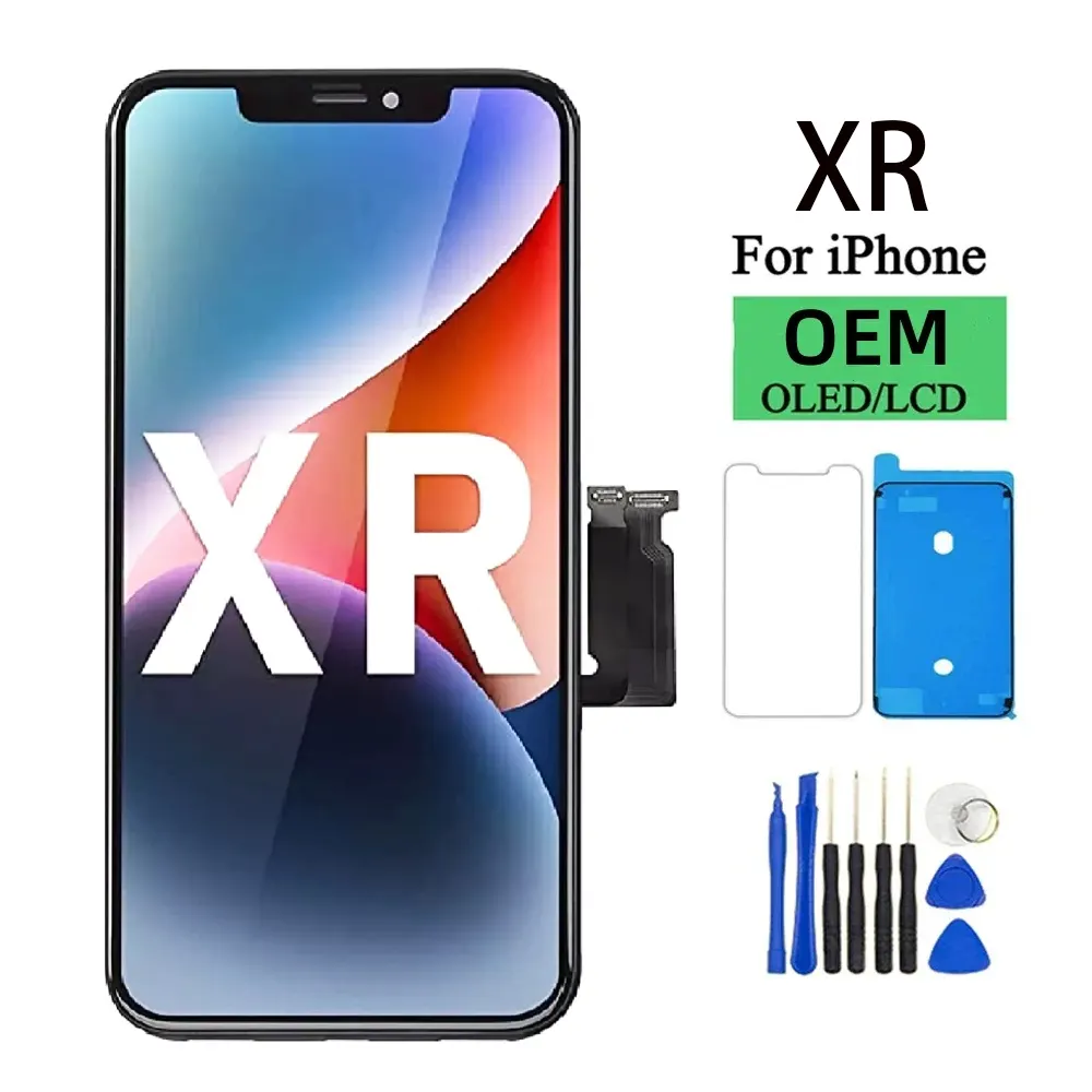 Iphone 100% Excellent Oem Pantalla for Iphone XR LCD Display Touch Screen Digitizer Replacement Parts Price in Bangladesh - Mobile.com.bd