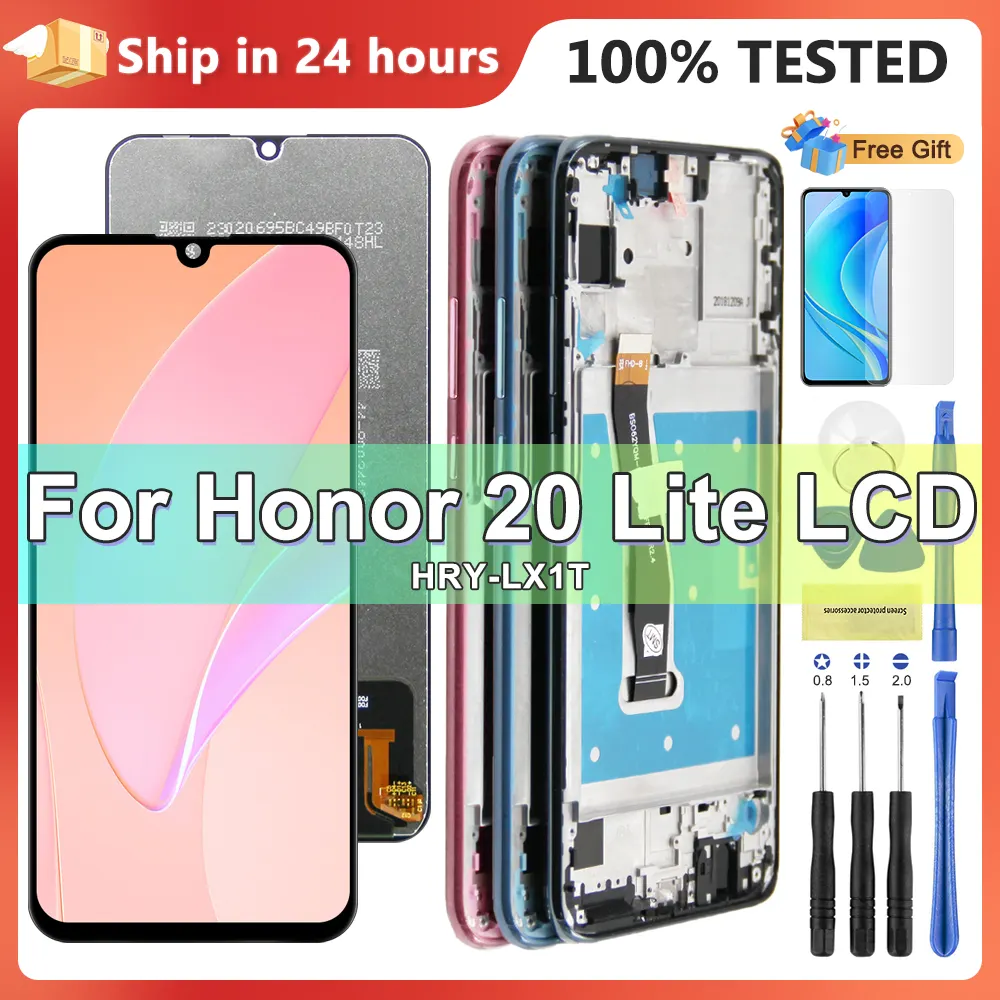 6.21'' Display Screen for Honor 20 Lite Hry-LX1T Lcd Display Touch Screen Digitizer - Price in Bangladesh