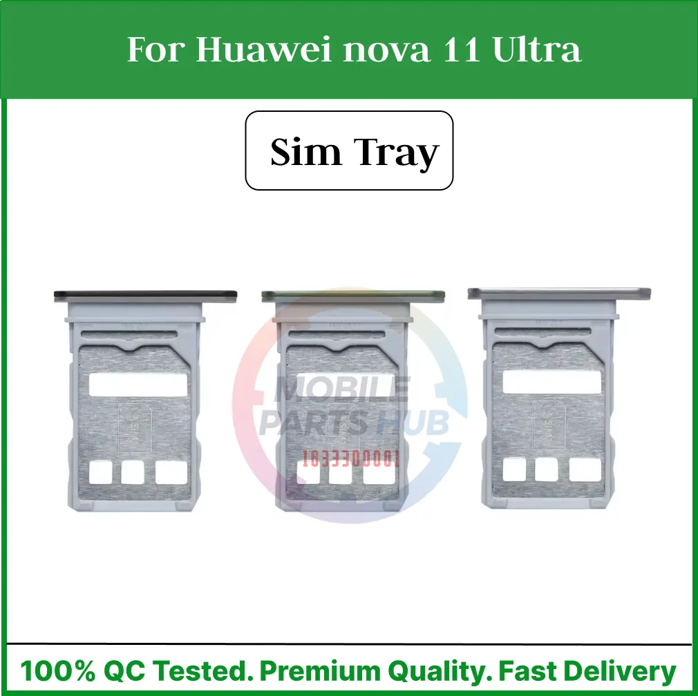 Huawei nova 11 Ultra Sim Tray Micro SD Card Slot with Sim Ejector Pin Replacement Part Sim Trays & Ejector Pins Price in Bangladesh - Mobile.com.bd