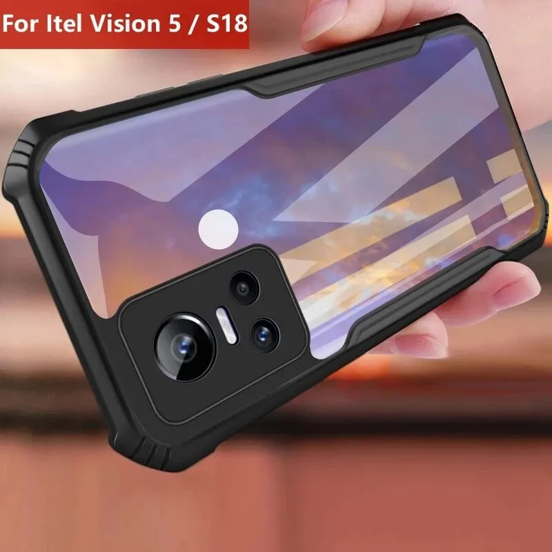 itel S18/ ALL Type of cover ( Silicone cover / Xundd cover / Pani cover / Transparent cover ) cover Pani Cover