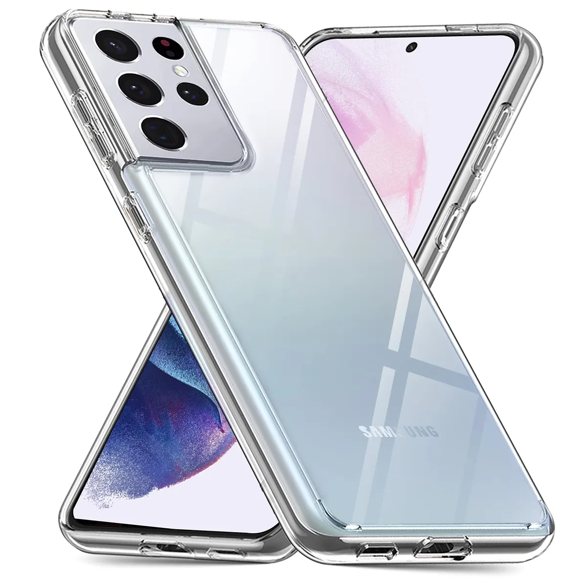 Samsung Galaxy S21 Ultra 5G ALL Type of cover ( Silicone cover / Xundd cover / Pani cover / Transparent cover ) cover Pani Cover