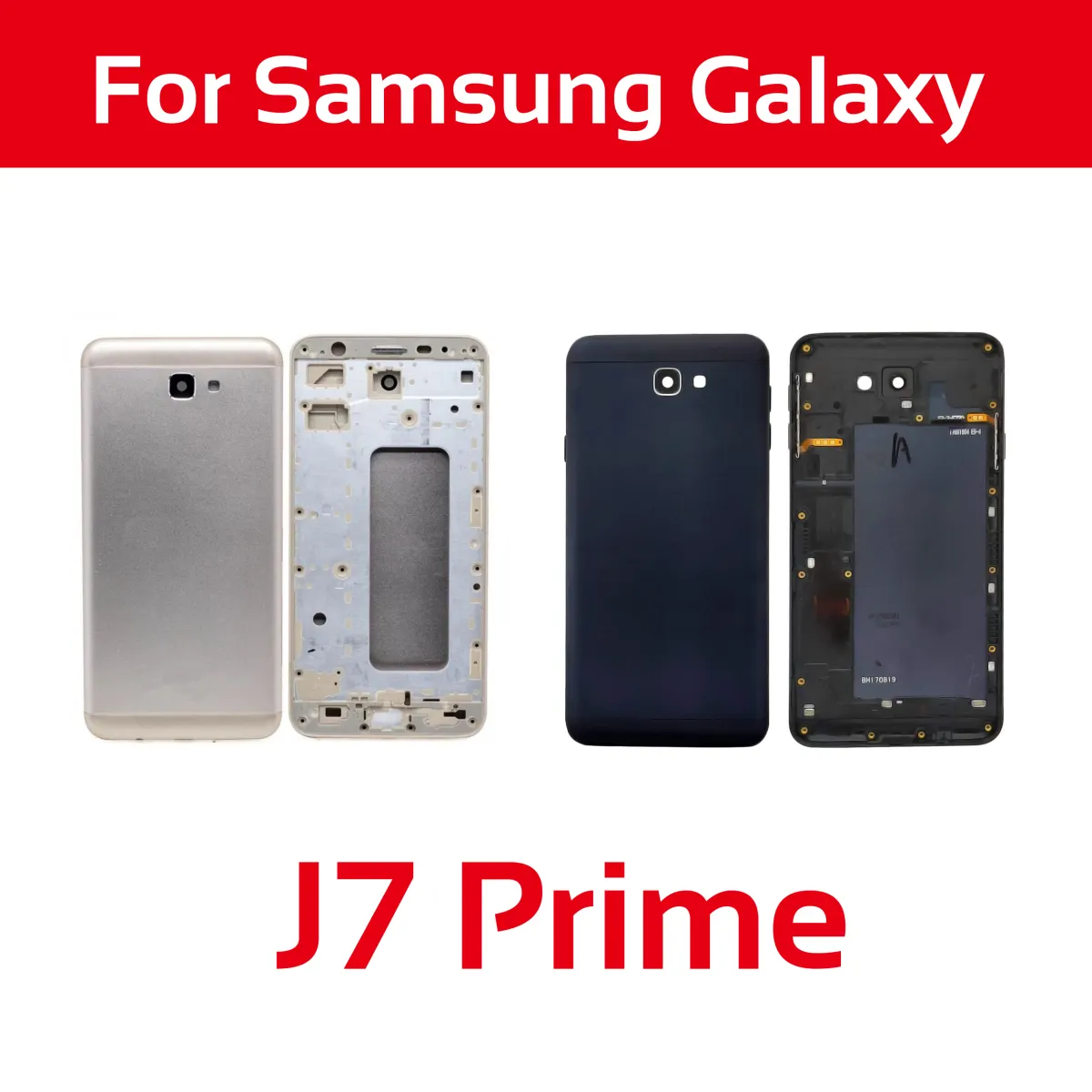 Samsung Galaxy J7 Prime G610 Full Body Housing Frame With Camera Glass Replacement Parts Price in Bangladesh - Mobile.com.bd