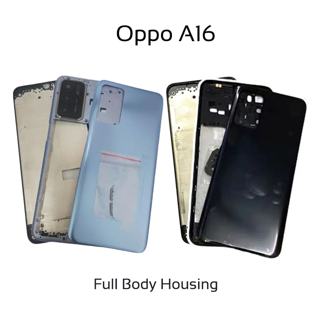 Oppo A16 Full Body Housing With Camera Glass (LCD Frame, Side/Middle Frame, Back Panel/Backshell) Back Panels & Housings Price in Bangladesh - Mobile.com.bd