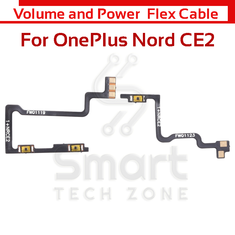 OnePlus Nord CE2 Power and Volume Button Flex Cable Ribbon Replacement Repair