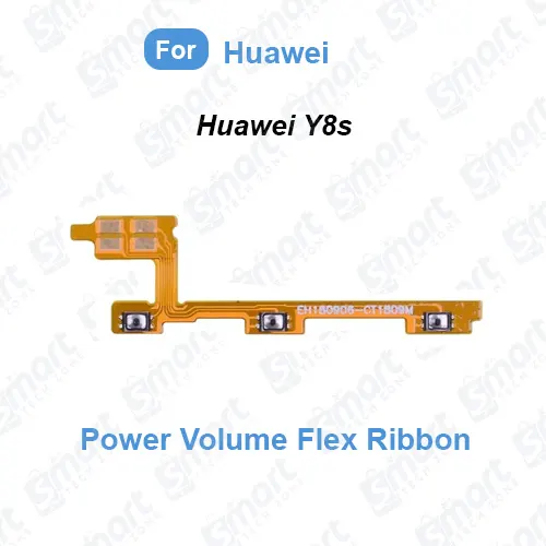 Huawei Power On Off Button Volume Switch Key Control Flex Cable Ribbon For Huawei Y8s (JKM-LX1, JKM-LX2, JKM-LX3) Flex Ribbon Cable Replacement Repair Parts Flex Cables Price in Bangladesh - Mobile.com.bd