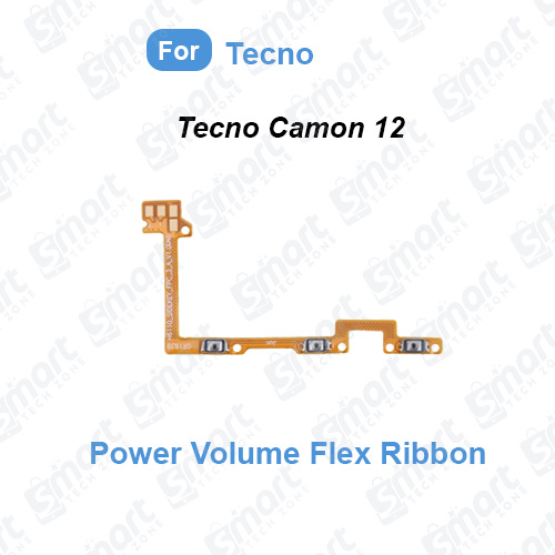 Power Button Volume Switch On Off Key Flex Cable For Tecno Camon 12 (CC7S) Side Volume Up Down Buttons Flex Cable Replacement Parts - Price in Bangladesh