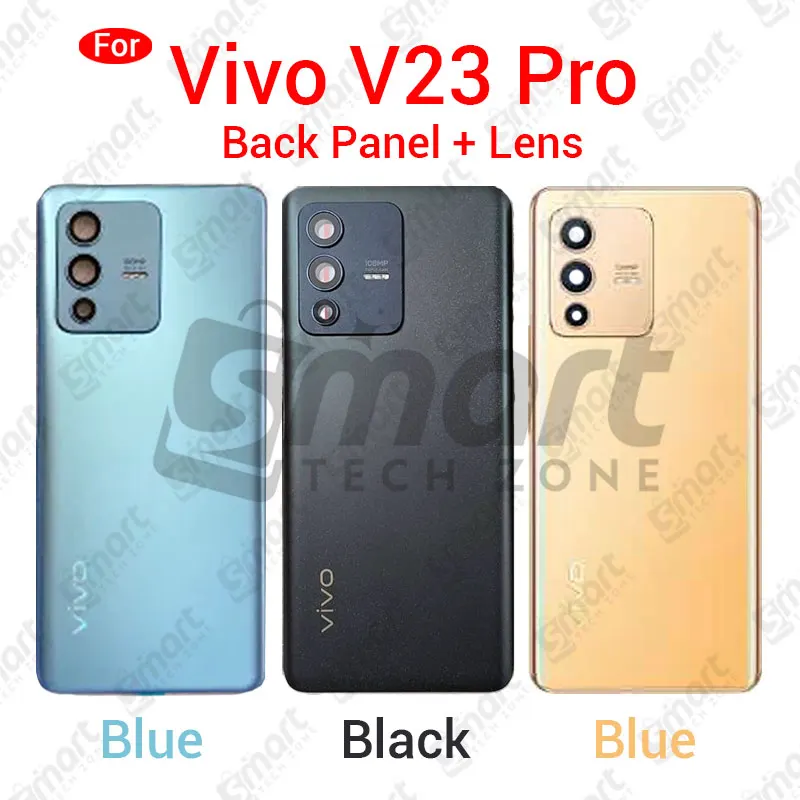 For Vivo V23 Pro Back Panel/Backshell/ Casing With Logo and Camera Glass -All Colors Available - Price in Bangladesh