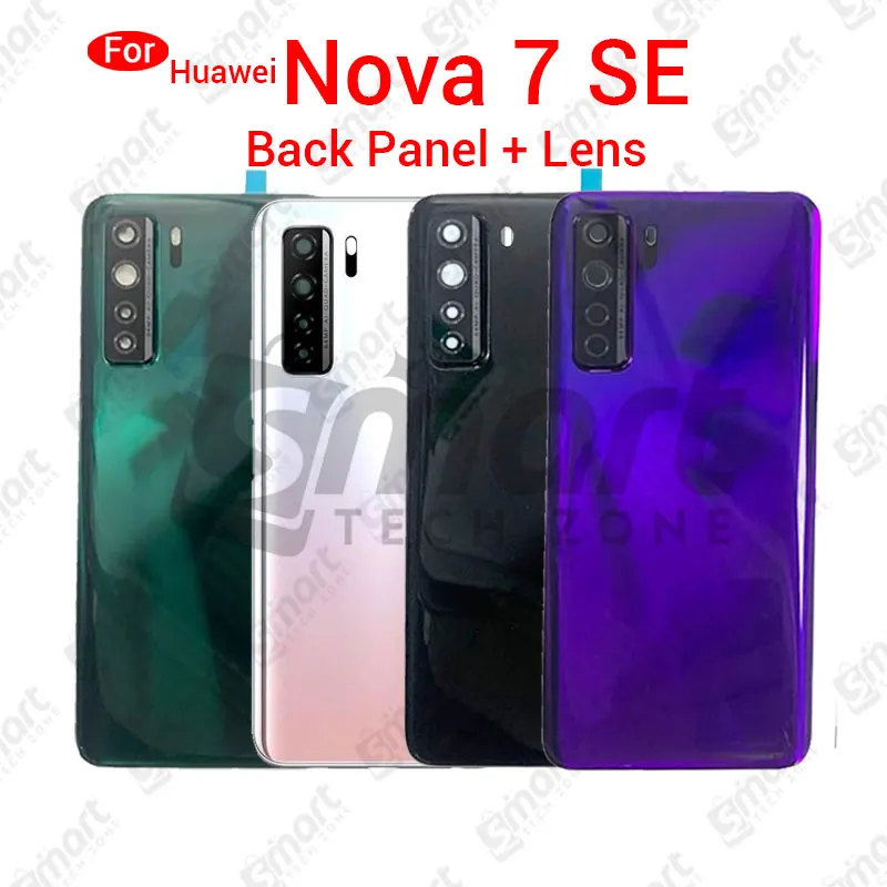 Huawei For Huawei Nova 7 SE Back Panel/Backshell/ Casing With Logo and Camera Glass -All Colors Available Back Panels & Housings Price in Bangladesh - Mobile.com.bd