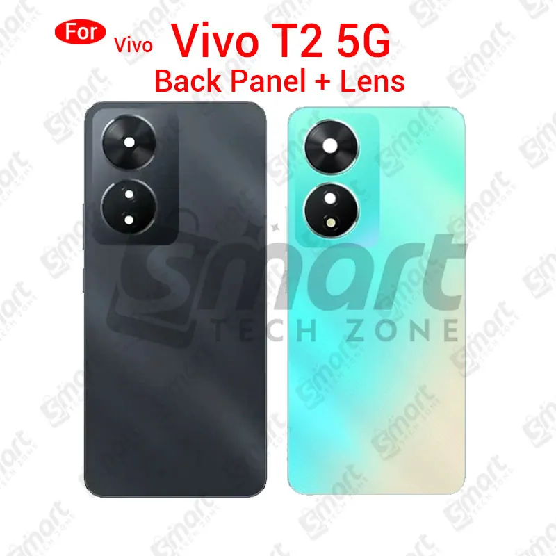 For Vivo T2 5G Back Panel/Backshell/ Casing With Logo and Camera Glass -All Colors Available - Price in Bangladesh