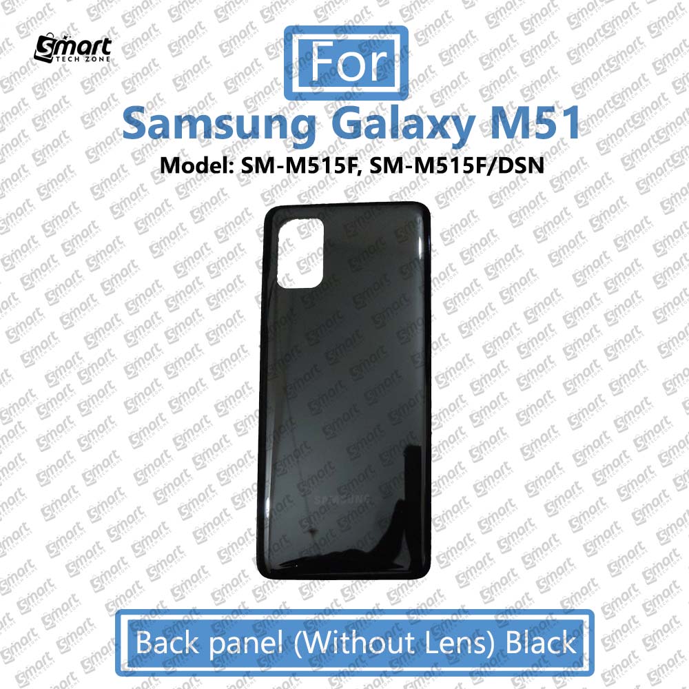 For Samsung Galaxy M51 (Model:SM-M515F, SM-M515F/DSN) Full Body Housing - LCD Frame Side Frame and Back Panel Replacement Parts