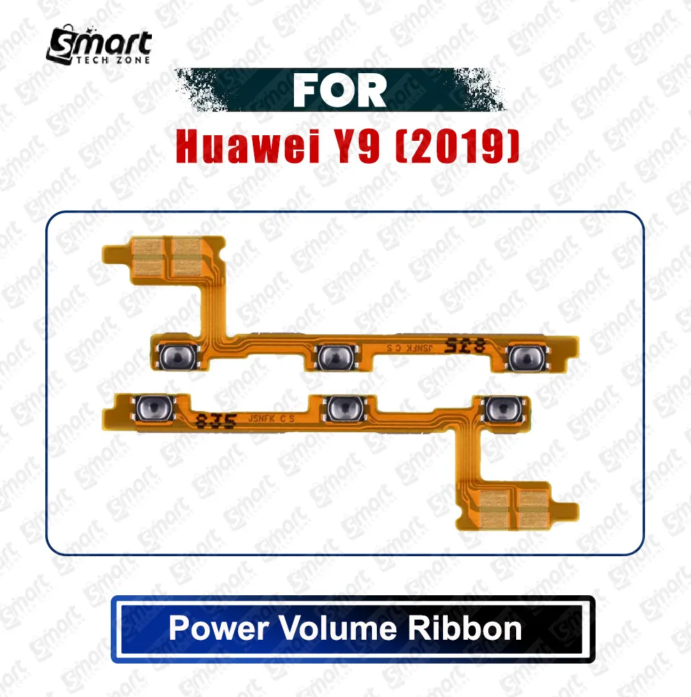 Huawei Y9 (2019) (JKM-LX1, JKM-LX2, JKM-LX3, JKM-AL00, JKM-TL00, JKM-AL00a, JKM-AL00b) Power On/Off Switch Button Side Volume Up Down Buttons Flex Cable Replacement Parts - Price in Bangladesh