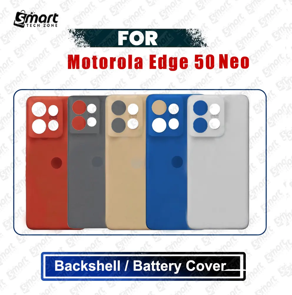 Motorola Edge 50 Neo (XT2409-1) Back Panel/Backshell/Battery Cover Casing With Logo Without Camera Glass -All Colors Available Replacement Parts Back Panels & Housings Price in Bangladesh - Mobile.com.bd