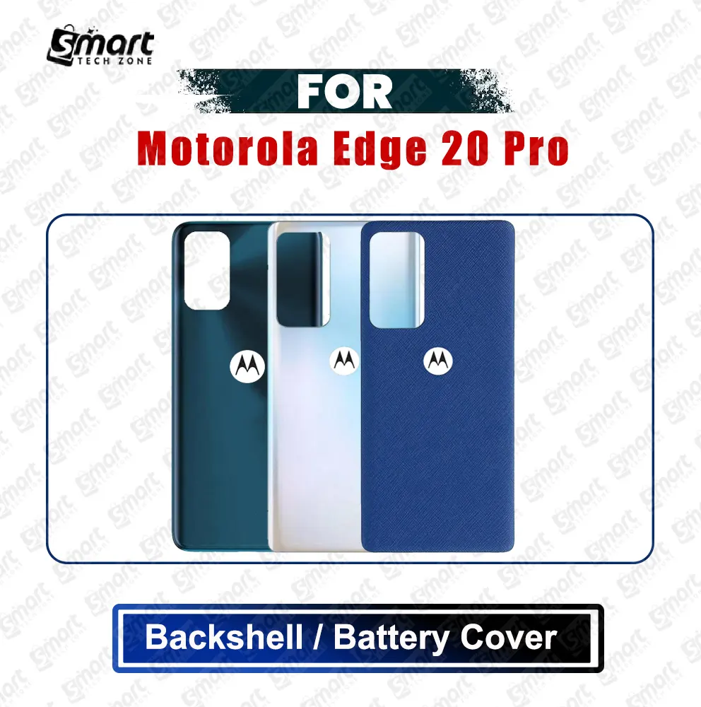 Motorola Edge 20 Pro (XT2153-1) Back Panel/Backshell/Battery Cover Casing With Logo Without Camera Glass -All Colors Available Replacement Parts Back Panels & Housings Price in Bangladesh - Mobile.com.bd
