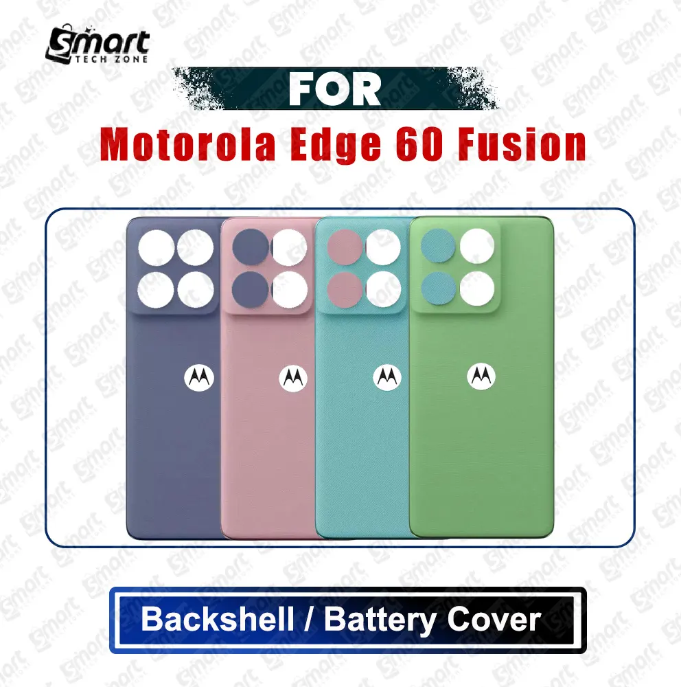 Motorola Moto Edge 60 Fusion (XT2503-4) Back Panel/Backshell/Battery Cover Casing With Logo Without Camera Glass -All Colors Available Replacement Parts - Price in Bangladesh