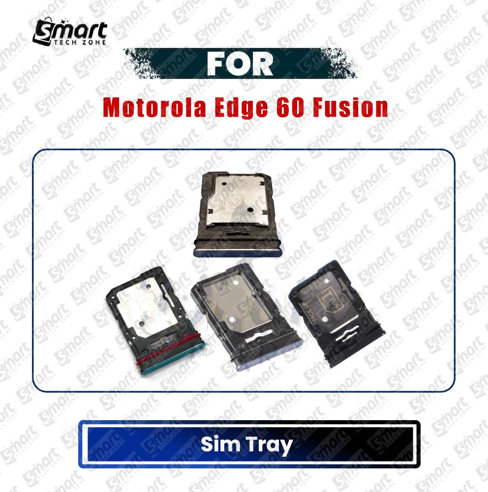 For Motorola Edge 60 Fusion XT2503-4 Sim Tray and SD Card Slot with Sim Ejector - Price in Bangladesh