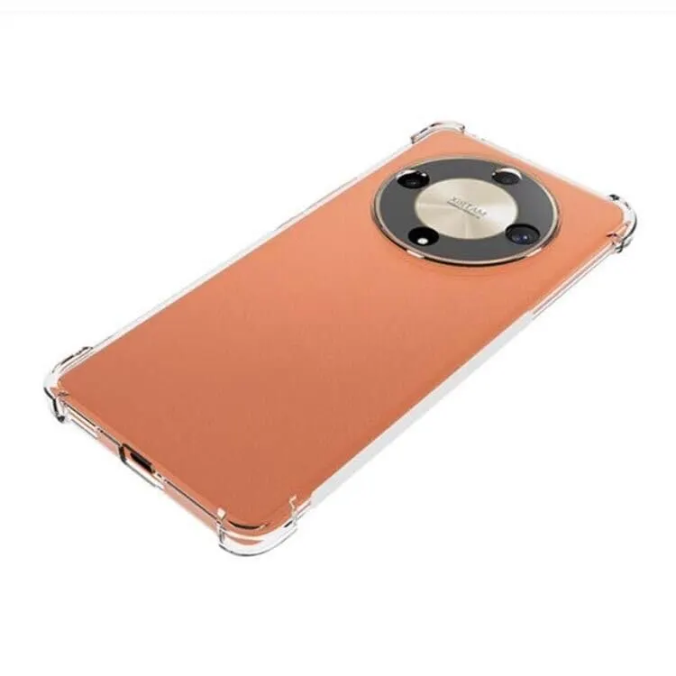 Shockproof Back Cover Case for Honor X9a / Honor X9b 5G | Raised Bump for Camera & Screen Protection | Ultra Clear Soft Silicone Back Cover for Honor X9a / Honor X9b 5G | (Transparent)