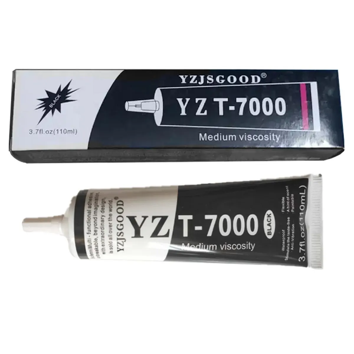 Zhanlida T7000 (50ml) Black Super Glue Mobile Phone Screen Display Repairing Laptop Jewelry Stone - Price in Bangladesh