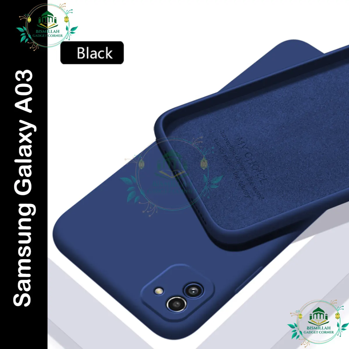 Premium Liquid Silicone Phone case for Samsung Galaxy A03 Liquid Silicon Mobile Back Case Soft Silicone Phone Cover - মোবাইল ফোন - Phoneo