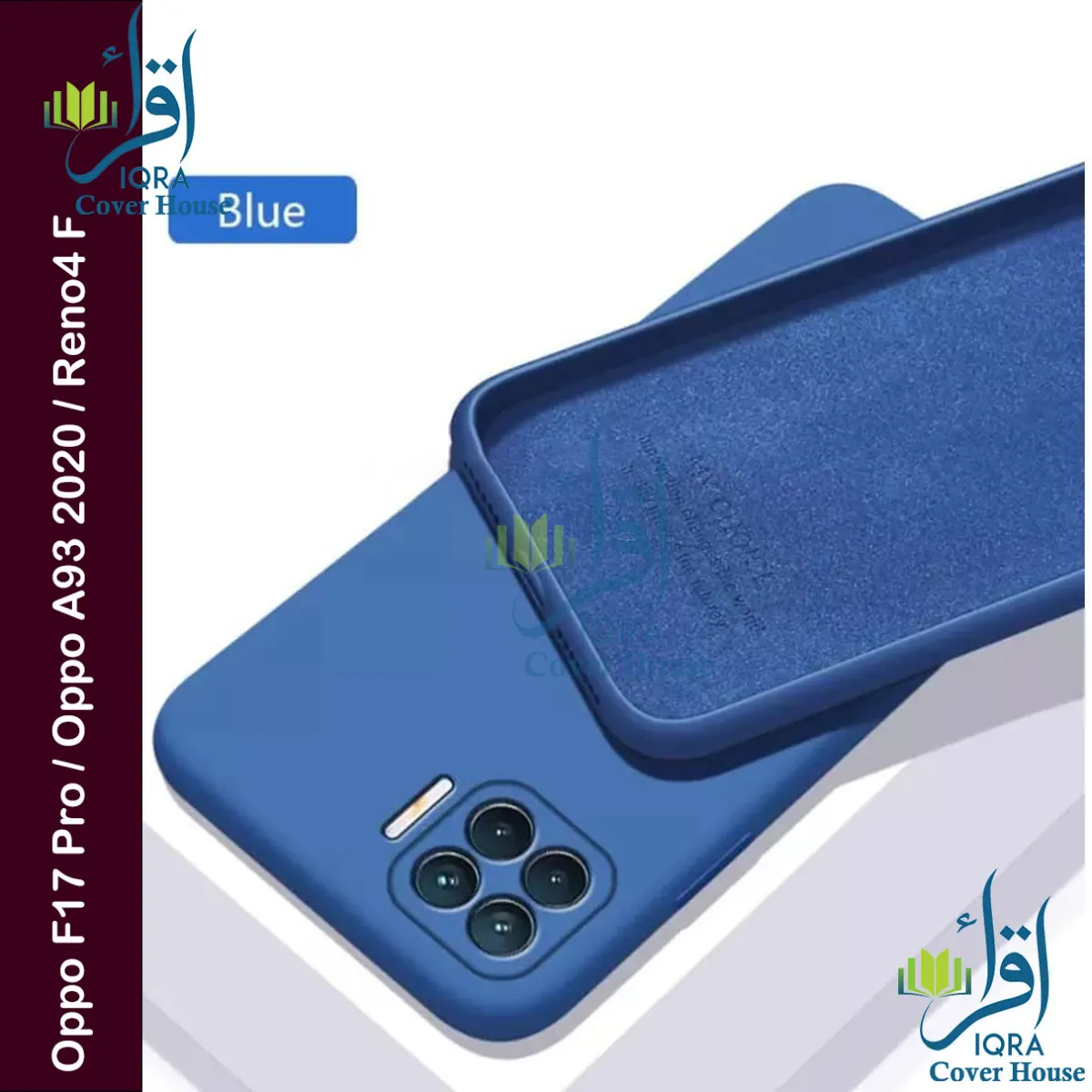 Original Premium Liquid Silicone Phone case for Oppo F17 Pro / Oppo A93 2020 / Oppo Reno4 F Liquid Silicon Mobile Back Case Soft Silicone Phone Cover