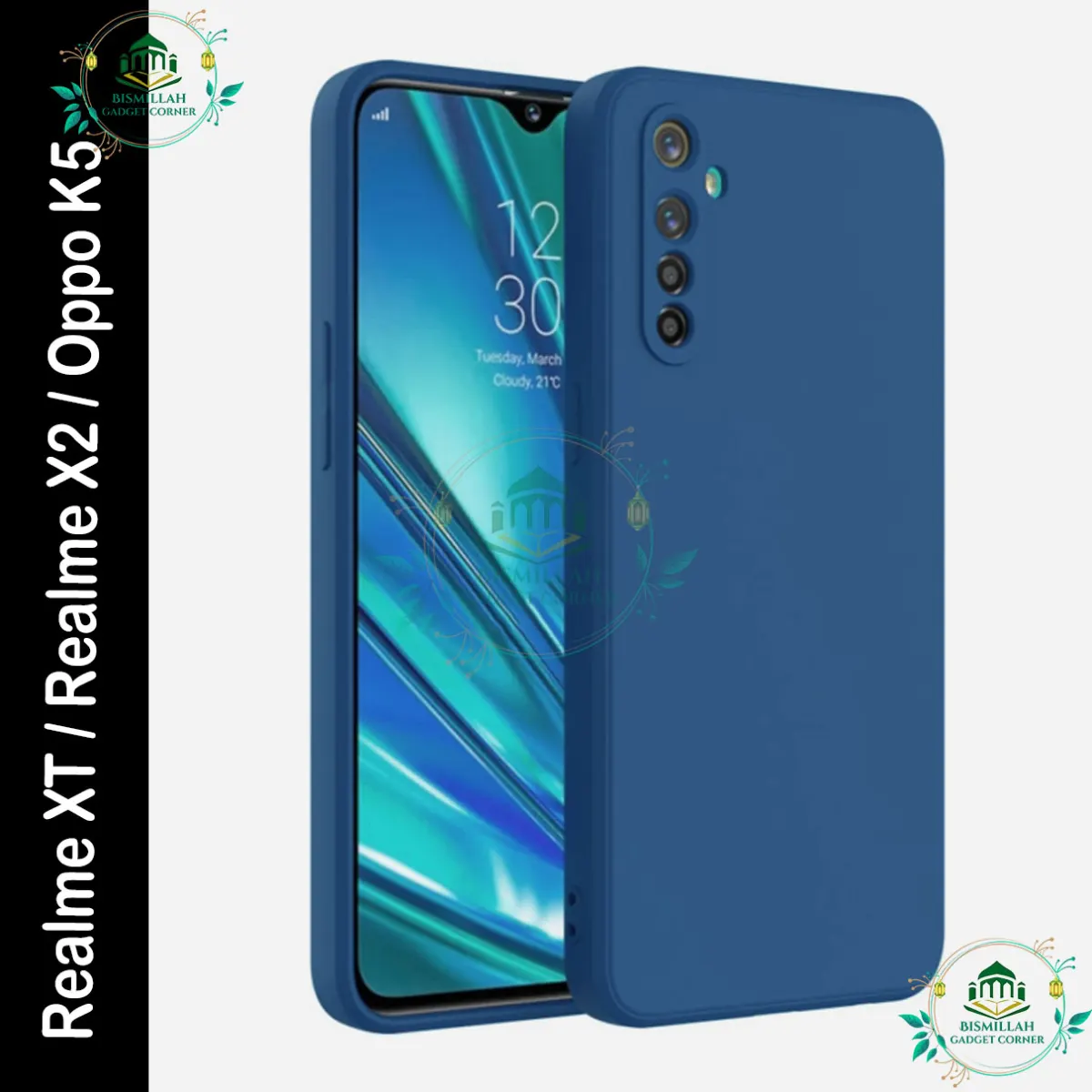 Original Premium Liquid Silicone Phone case for Realme XT / Realme X2 / Oppo K5 Liquid Silicon Mobile Back Case Soft Silicone Phone Cover