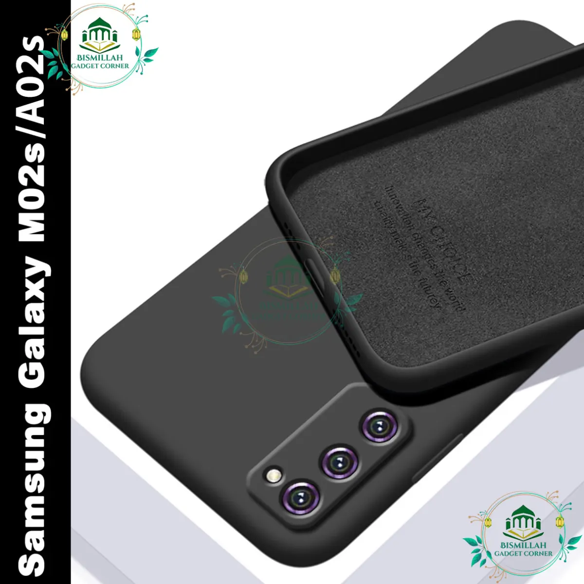 Premium Liquid Silicone Phone case for Samsung Galaxy M02s / Samsung Galaxy A02s Liquid Silicon Mobile Back Case Soft Silicone Phone Cover - মোবাইল ফোন - Phoneo