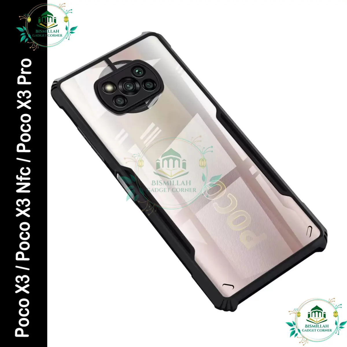 Original Xundd Back Cover for xiaomi Poco X3 / Poco X3 Nfc / Poco X3 Pro Transparent Hybrid Hard PC Back Bumper