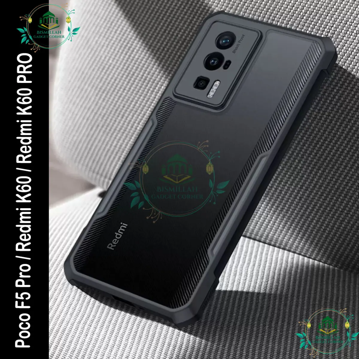 Original Xundd Back Cover for Xiaomi Poco F5 Pro / Xiaomi Redmi K60 / Xiaomi Redmi K60 PRO Transparent Hybrid Hard PC Back Bumper