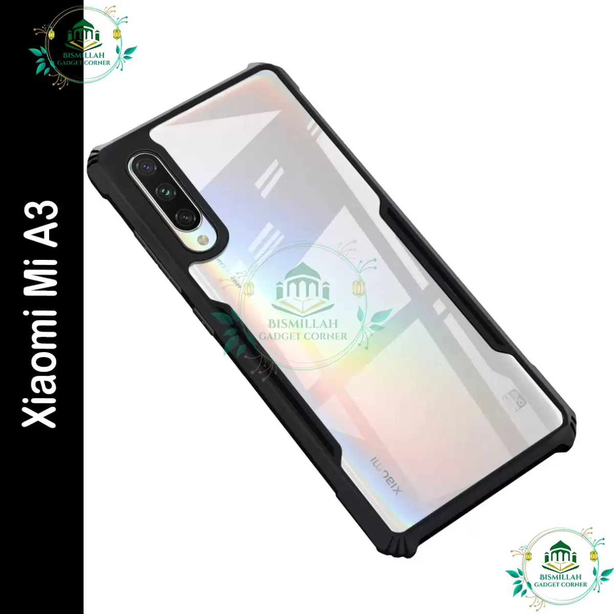 Original Xundd Back Cover for Xiaomi MI A3 Transparent Hybrid Hard PC Back Bumper