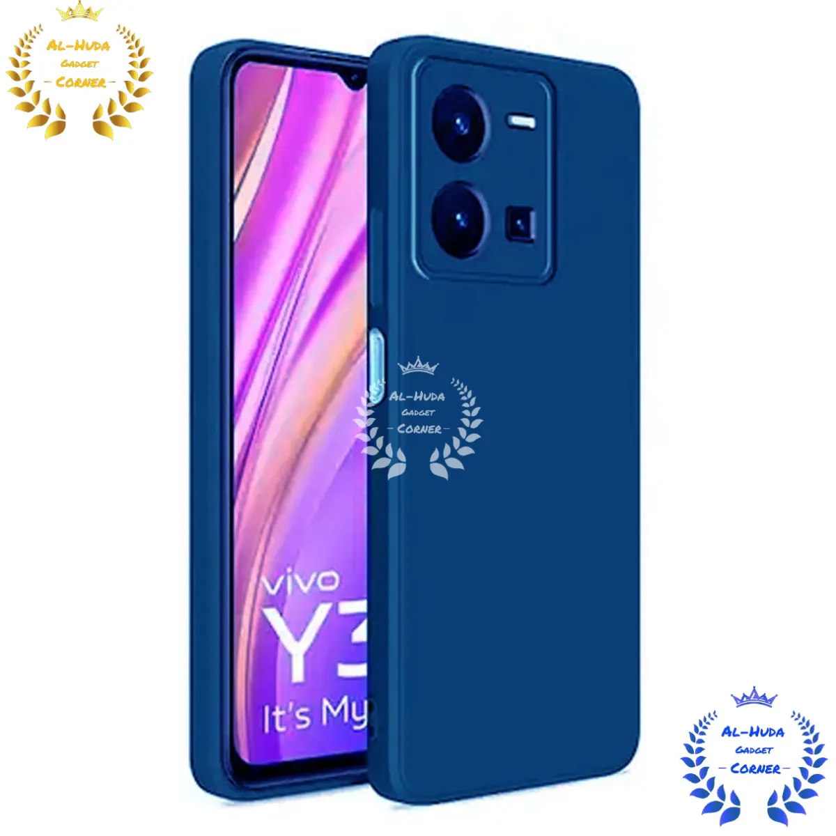 Shockproof & Transparent Crystal Clear Back Cover Case / Matte Protective Lens Flexible Back Cover for Vivo Y35 4G | Slim Silicone Cover with Soft Lining Shockproof Full Body Bumper Case