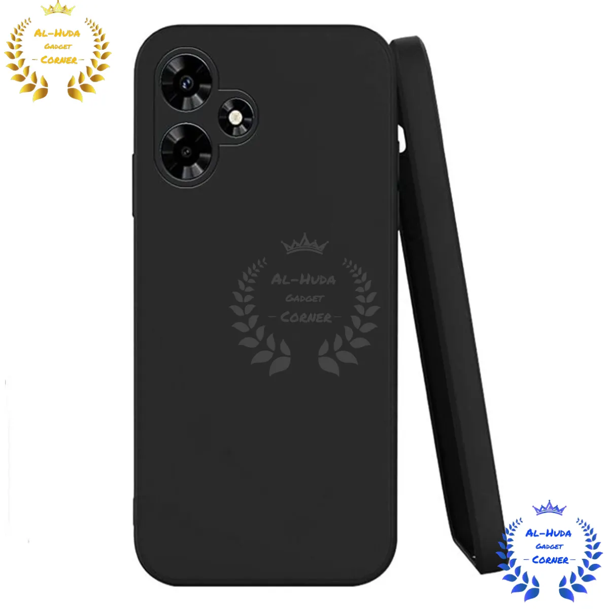 Shockproof & Transparent Crystal Clear Back Cover Case / Matte Protective Lens Flexible Back Cover for Infinix Hot 30i | Slim Silicone Cover with Soft Lining Shockproof Full Body Bumper Case