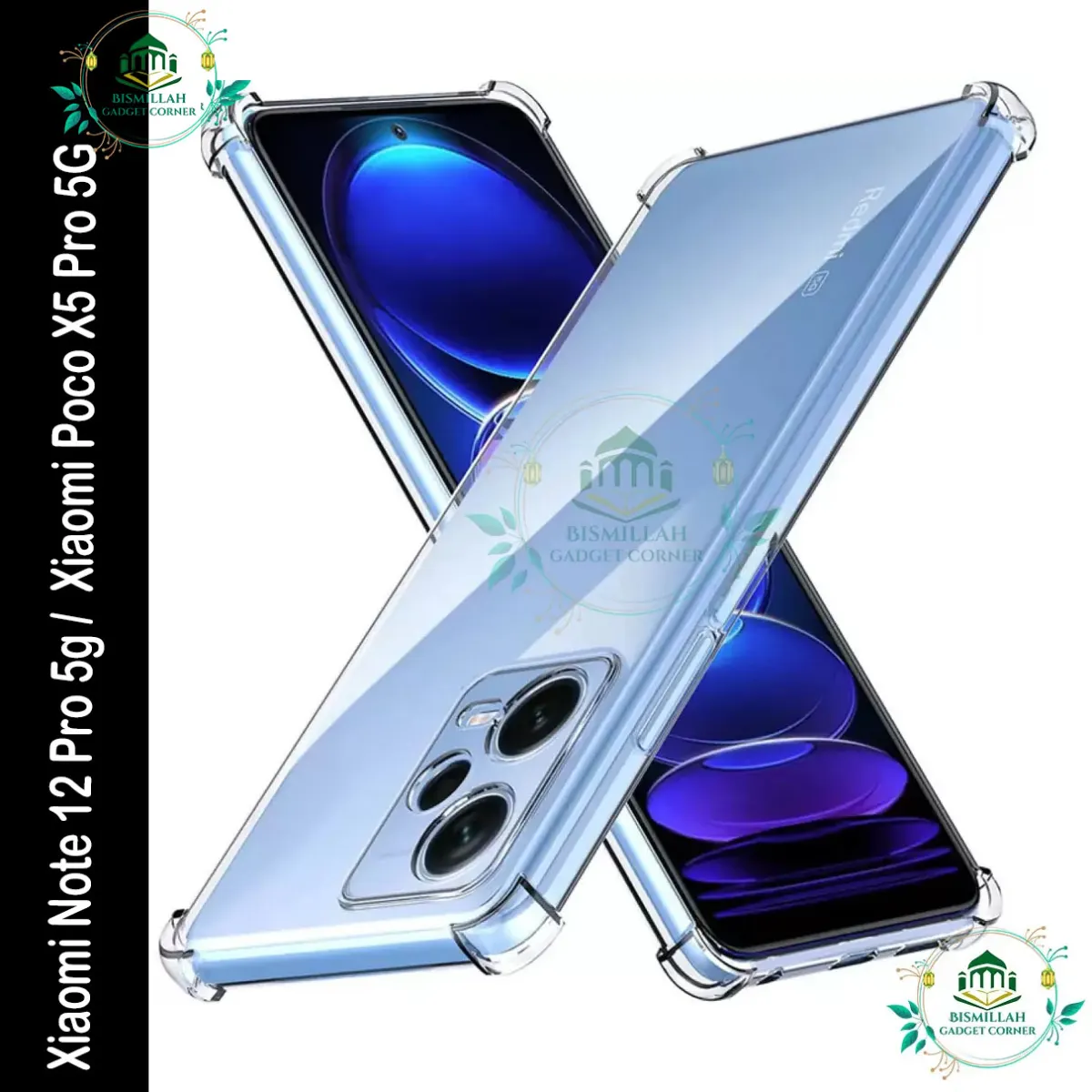 Original Transparent back cover For Xiaomi Note 12 Pro 5g /  Xiaomi Poco X5 Pro 5G Luxury transparent Protect Back Cover Soft Case