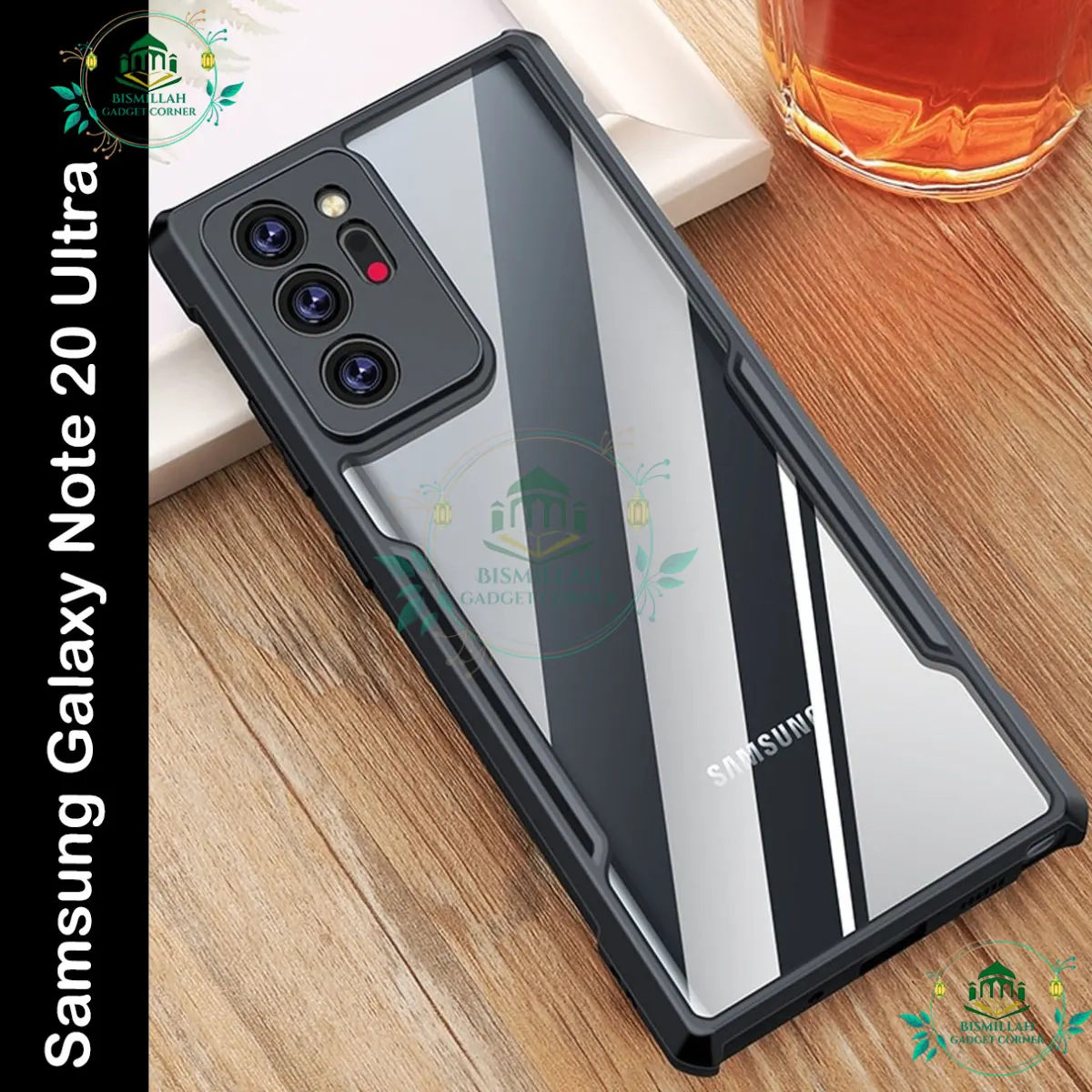 Xundd Back Cover for Samsung Galaxy Note 20 Ultra Transparent Hybrid Hard PC Back Bumper