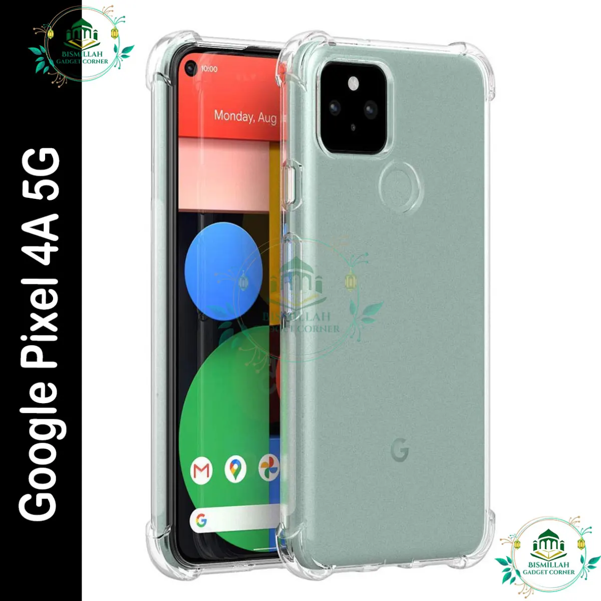Transparent back cover For Google Pixel 4A 5G Luxury transparent Protect Back Cover Soft Case