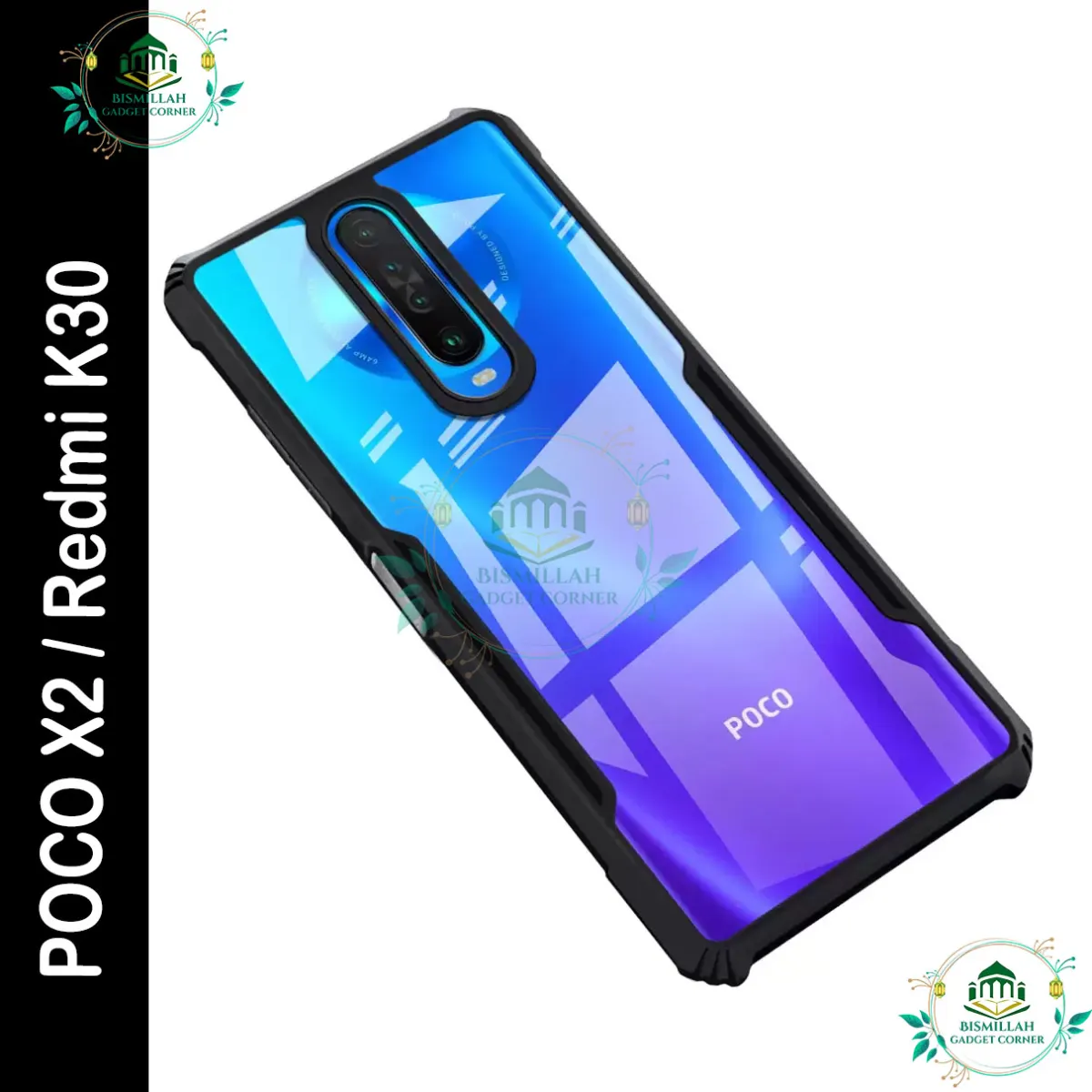 Original Xundd Back Cover for Xiaomi Poco X2 / Xiaomi Redmi K30 Transparent Hybrid Hard PC Back Bumper