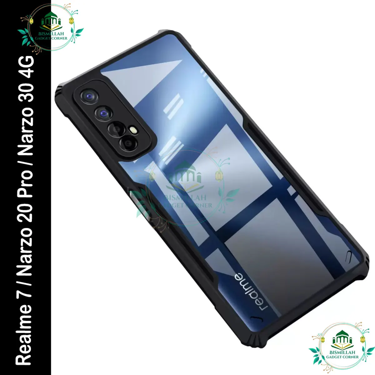 Original Xundd Back Cover for Realme 7 / Realme Narzo 20 Pro / Realme Narzo 30 4G Transparent Hybrid Hard PC Back Bumper