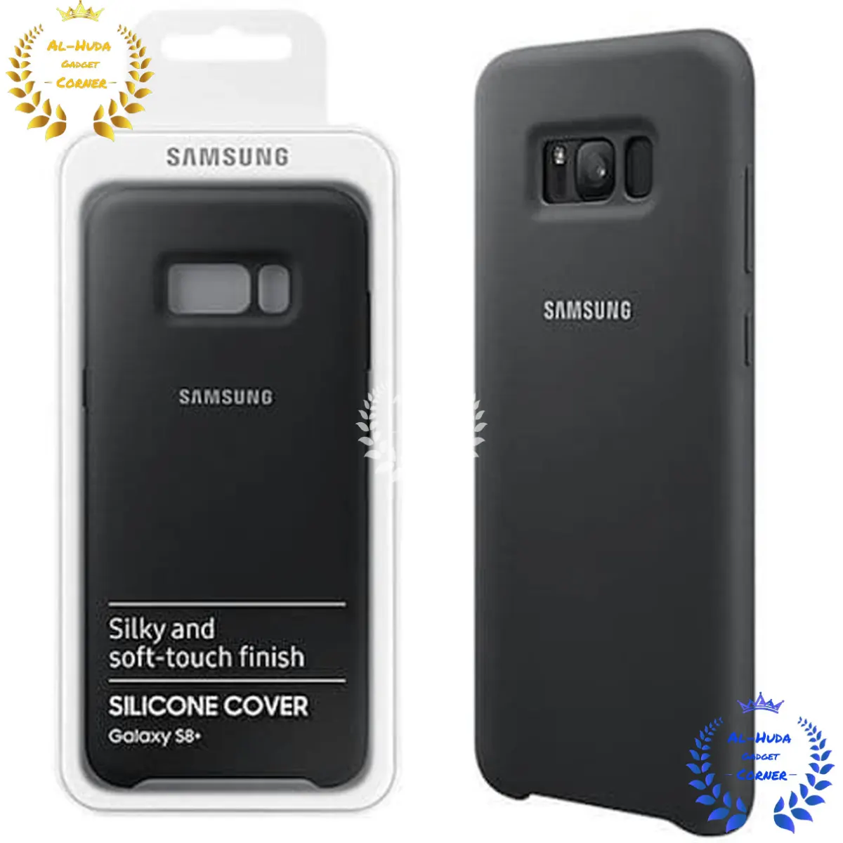 Shockproof & Transparent Crystal Clear Back Cover Case / Matte Protective Lens Flexible Back Cover for Samsung Galaxy S8 Plus | Slim Silicone Cover with Soft Lining Shockproof Full Body Bumper Case