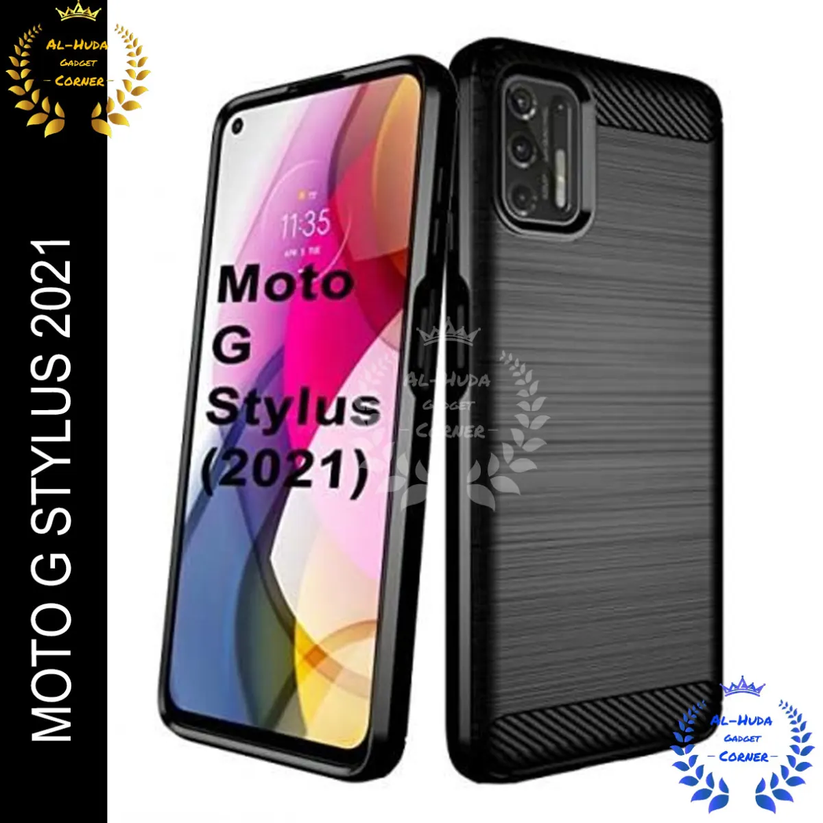 High Quality Spigen cover For Motorola Moto G Stylus (2021) / Motorola Moto G Stylus 2021 Carbon Fiber Back cover Soft Slim Fashion Non-Slip Protective Carbon Fiber Phone Case