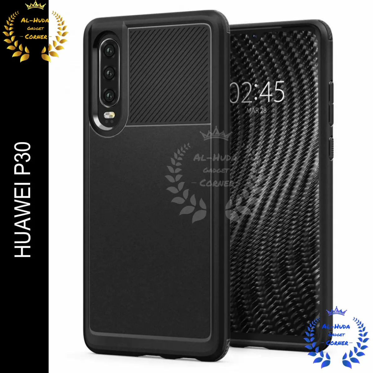 Spigen cover For  HUAWEI P30 Carbon Fiber Back cover Soft Slim Fashion Non-Slip Protective Carbon Fiber Phone Case
