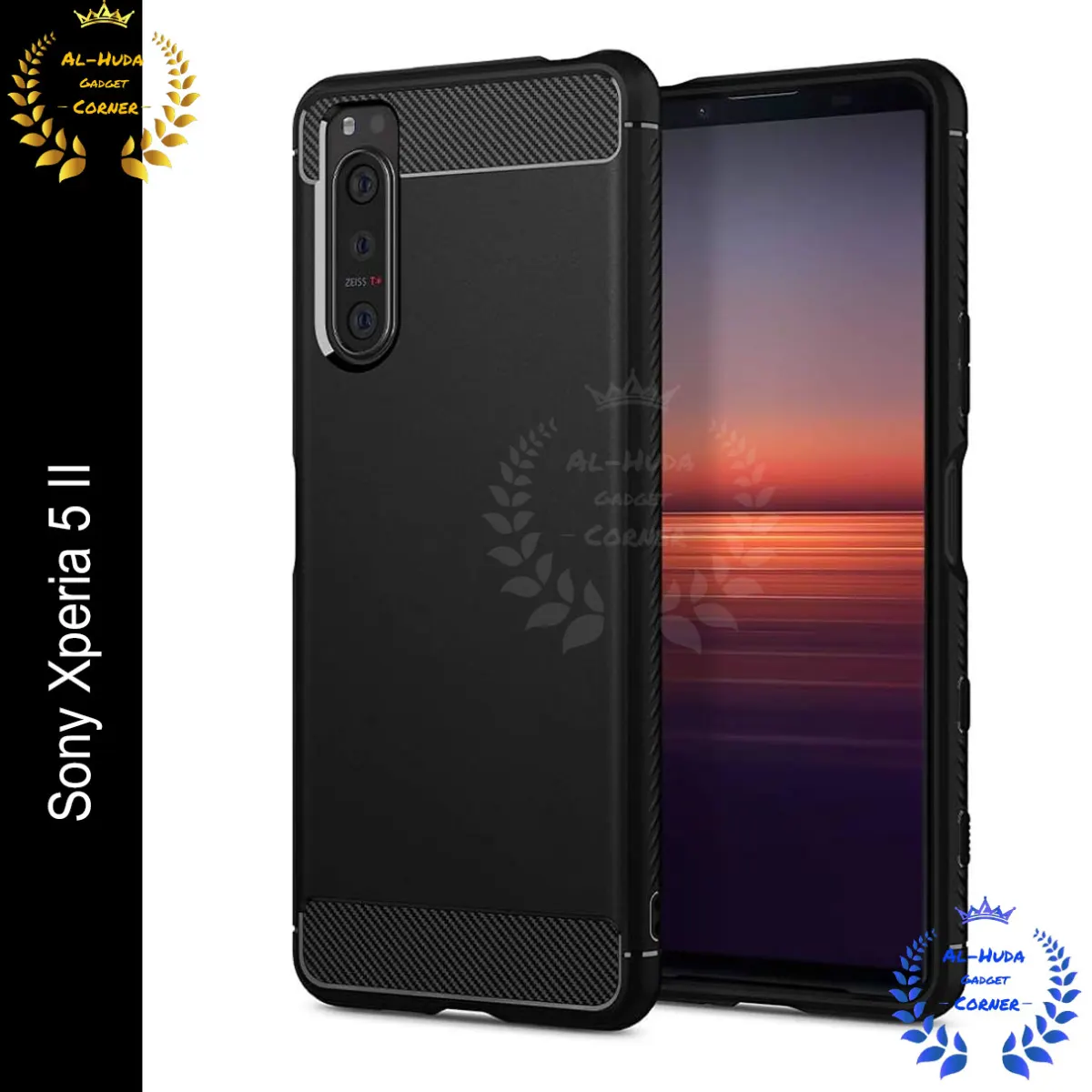 Spigen cover For Sony Xperia 5 II / Sony Xperia 5 ii Carbon Fiber Back cover Soft Slim Fashion Non-Slip Protective Carbon Fiber Phone Case