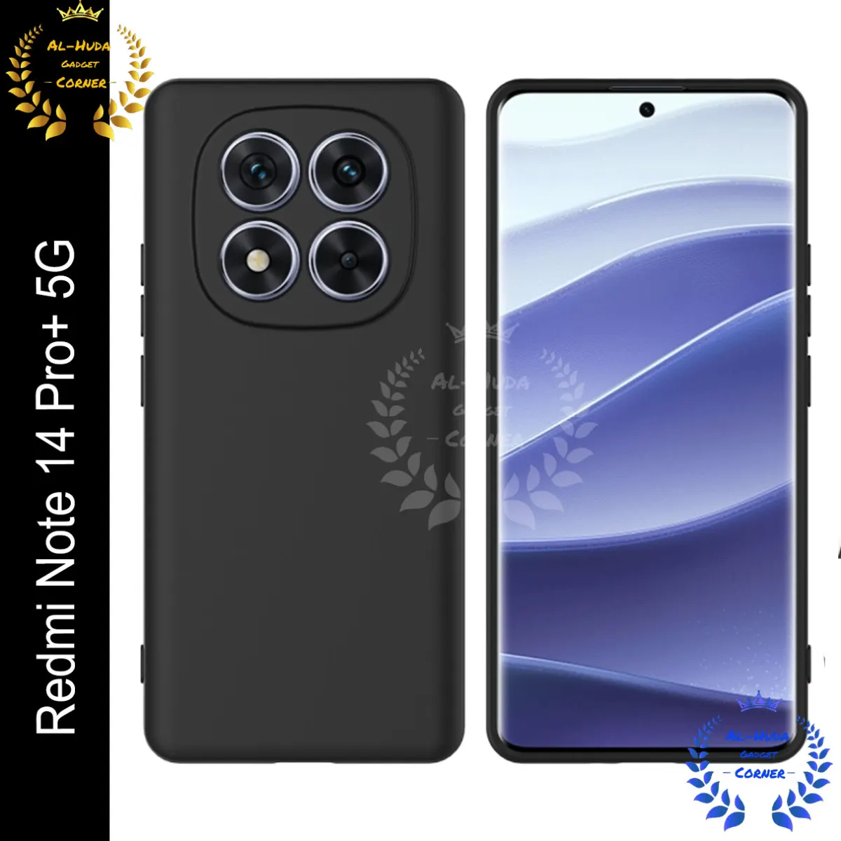Premium Liquid Silicone Phone case for Redmi Note 14 Pro+ 5G / Redmi Note 14 Pro plus 5G Liquid Silicon Mobile Back Case Soft Silicone Phone Cover