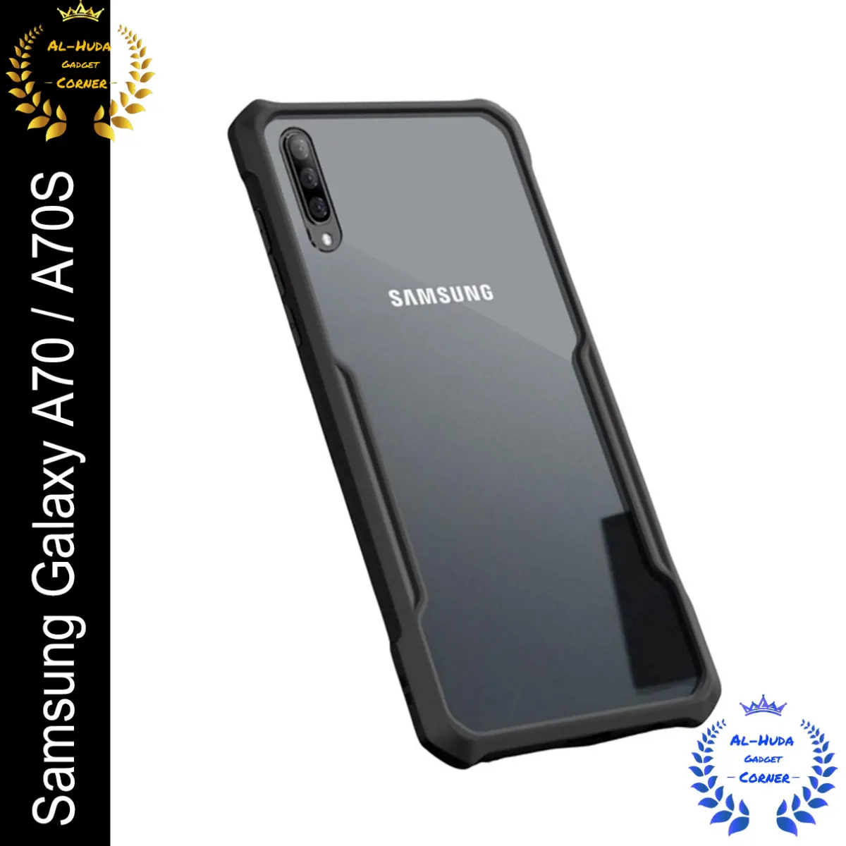 Xundd Back Cover for Samsung Galaxy A70 / Samsung Galaxy A70s Transparent Hybrid Hard PC Back Bumper