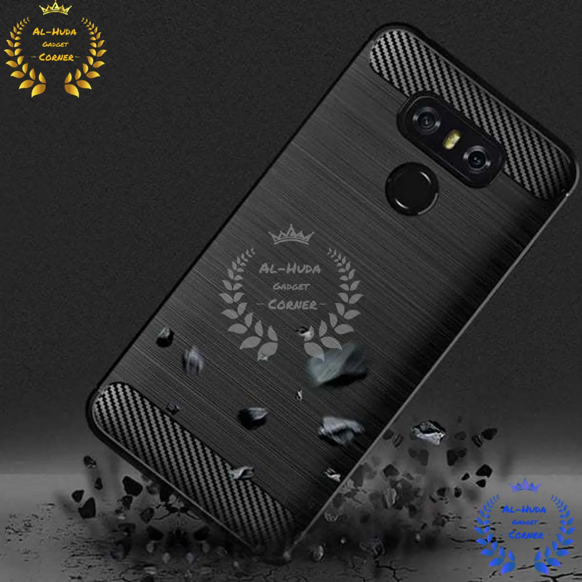 Spigen cover For LG G6 Carbon Fiber Back cover Soft Slim Fashion Non-Slip Protective Carbon Fiber Phone Case