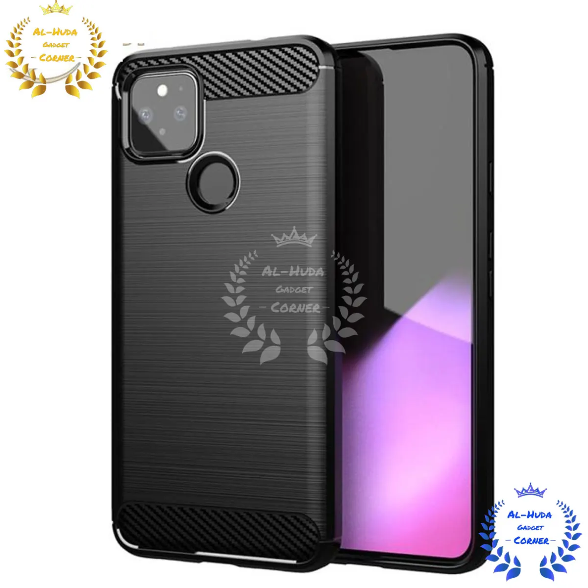 Spigen cover For Google Pixel 5a 5G Carbon Fiber Back cover Soft Slim Fashion Non-Slip Protective Carbon Fiber Phone Case