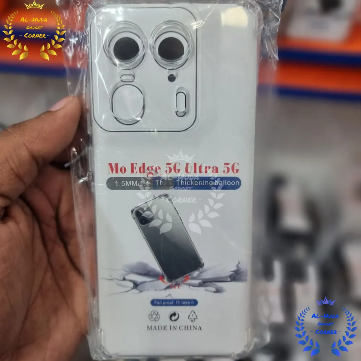 Transparent back cover For Motorola Edge 50 Ultra 5G Luxury transparent Protect Back Cover Soft Case