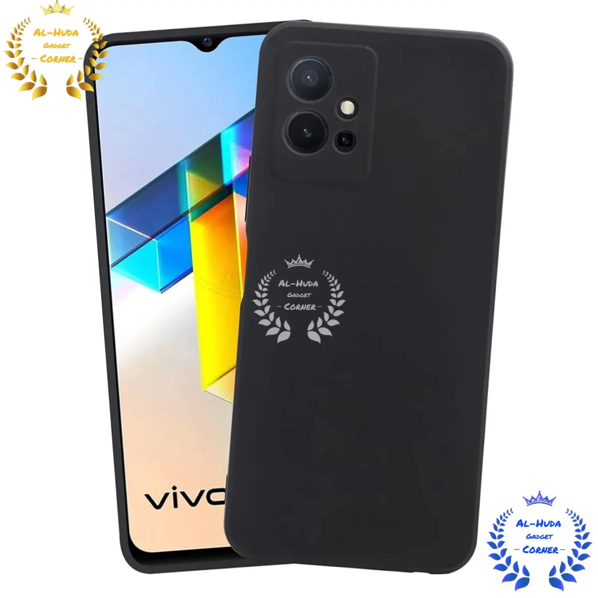 Shockproof & Transparent Crystal Clear Back Cover Case / Matte Protective Lens Flexible Back Cover for Vivo T1 5G / Vivo Y75 5G / Vivo Y55 5G / iQOO Z6 5G | Slim Silicone Cover with Soft Lining Shockproof Full Body Bumper Case