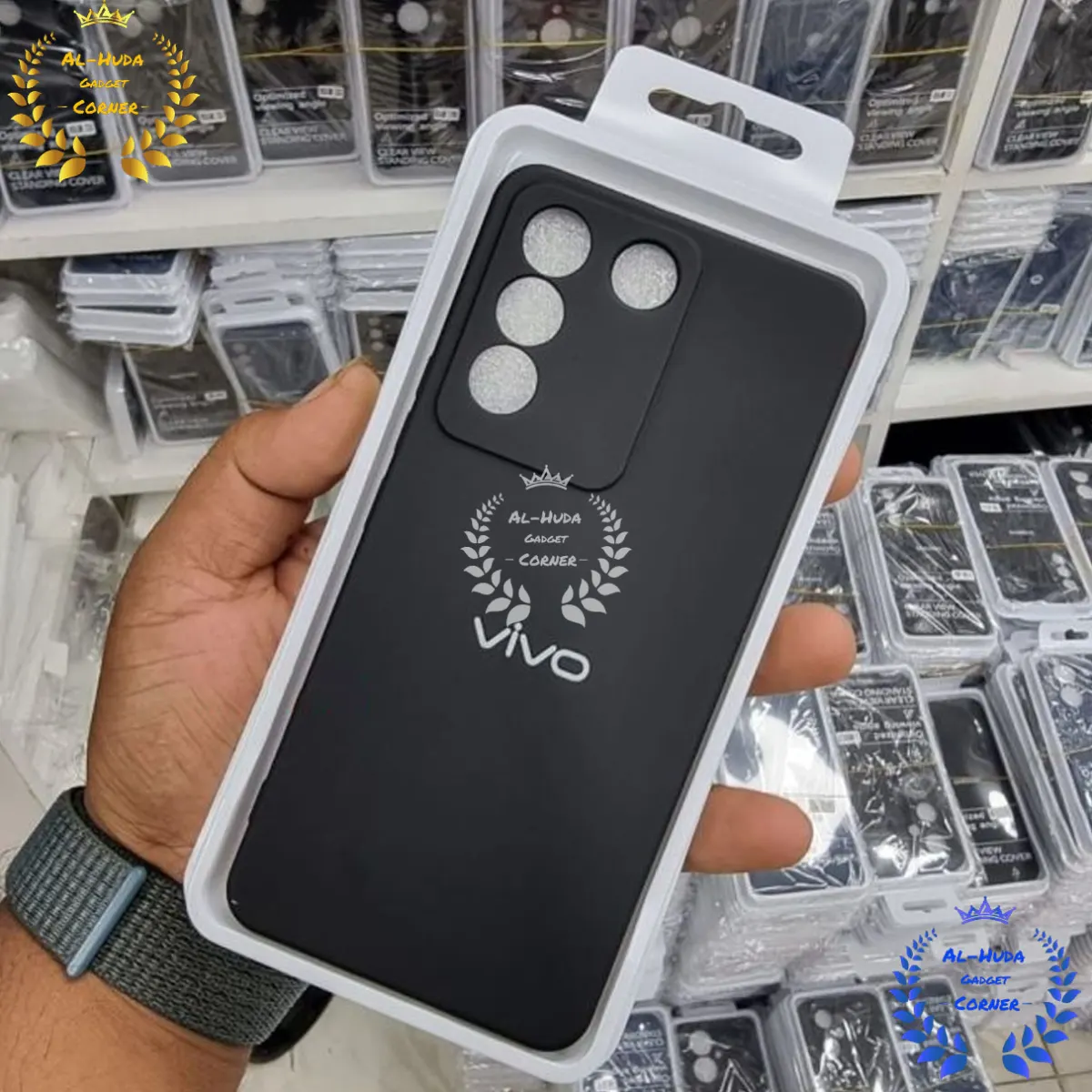 Shockproof & Transparent Crystal Clear Back Cover Case / Matte Protective Lens Flexible Back Cover for VIVO V27E 5G | Slim Silicone Cover with Soft Lining Shockproof Full Body Bumper Case
